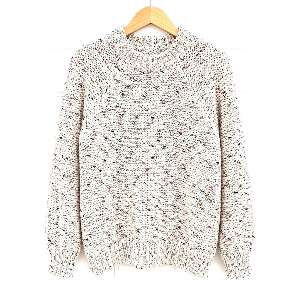 Mossimo Supply Co XS Chunky Knit Speckled Metallic Sweater Cozy